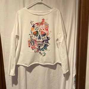 Ladies skull tshirt